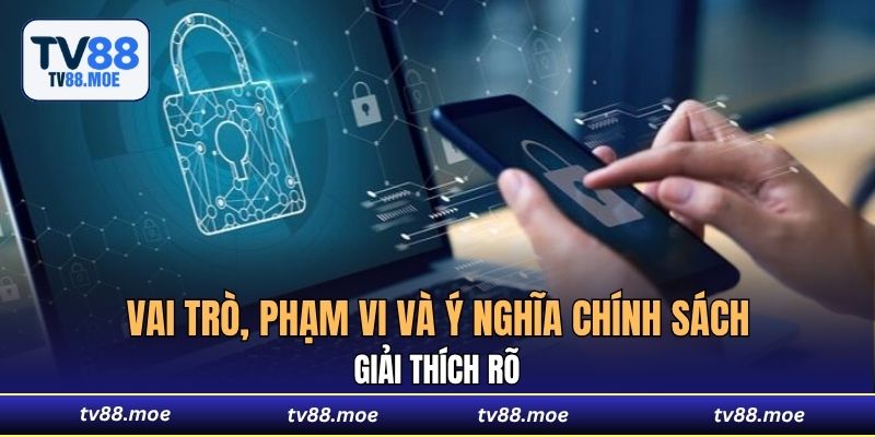 Giải thích rõ vai trò, phạm vi và ý nghĩa chính sách