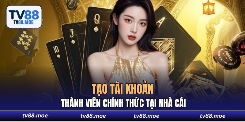 Đăng ký trở thành thành viên chính thức trên nền tảng TV88